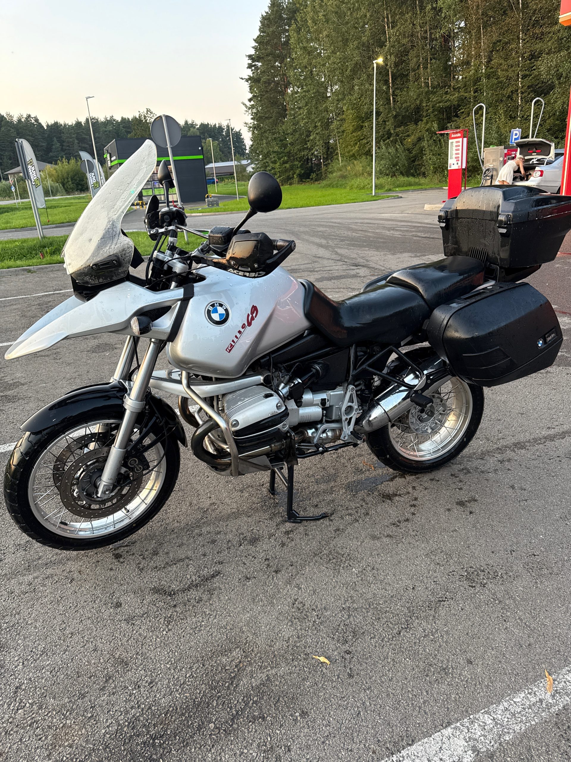 Vecais labais BMW R1150GS ar labu komplektāciju Cēsīs